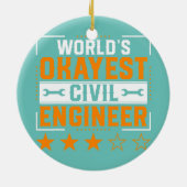 Weltmarkt für Zivile Ingenieure, Zivil Engineering Keramik Ornament (Hinten)