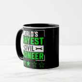 Weltmarkt für Zivile Ingenieure, Zivil Engineering Tasse (Vorderseite Links)