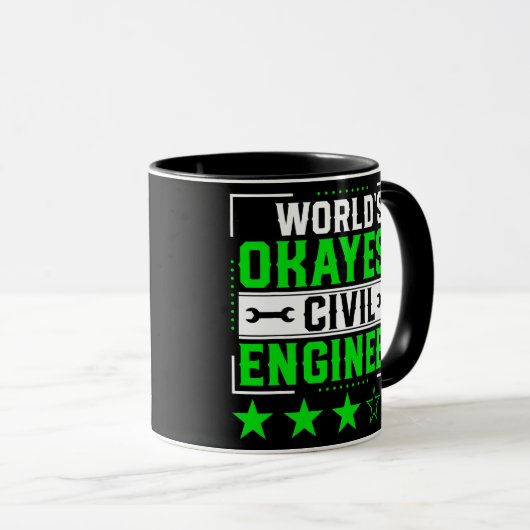 Weltmarkt für Zivile Ingenieure, Zivil Engineering Tasse (VorderseiteRechts)