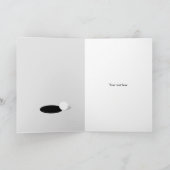 Weltmarkt-Glückwunschkarte für den Golfer Karte (Innenseite)