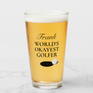 Weltmarkt-Golfer-Glas-Geschenk für Golfer Glas