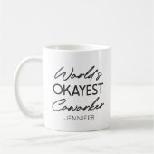 Weltmarkt-Spaß-Individuelle Name für den besten Co Kaffeetasse (Links)
