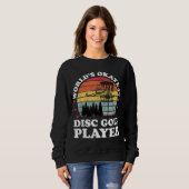 Weltmarkt: Token Golf Player Funny Frisbee Golf Sweatshirt (Vorne ganz)