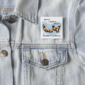 Weltmarktführer reagieren (Obama) Button (Beispiel)