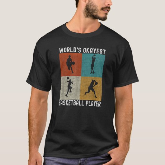 Weltmarkts-Basketball-Spieler Funny Basketball T-Shirt (Vorderseite)