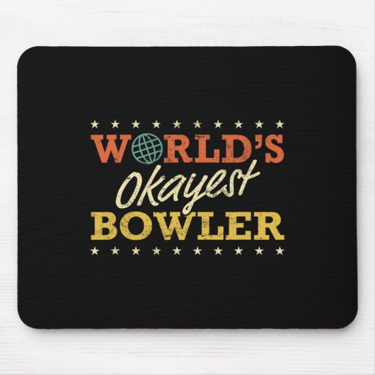 Weltmarkts "Super Bowler" Bowling Funny Sarcastic Mousepad (Vorne)