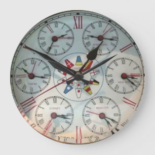 Weltmauer-Uhr Große Wanduhr