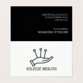 Weltmedizin | Akupunktur Visitenkarten (Außenseite Aufgefaltet)