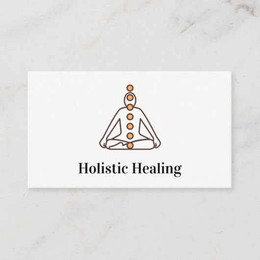 Weltmedizin | Chakras Graph Visitenkarte (Vorderseite)