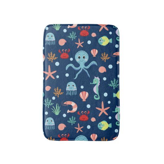 Weltmeer Badematte (Vorderseite Vertikal)