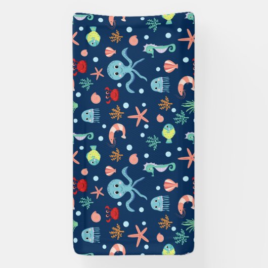 Weltmeer Banner (Vertikal)