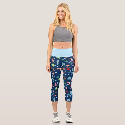 Weltmeer Capri Leggings (Vorderseite)