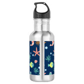 Weltmeer Edelstahlflasche (Rückseite)