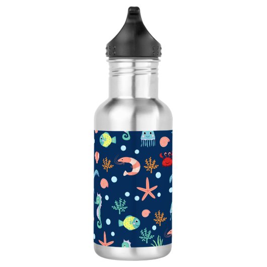 Weltmeer Edelstahlflasche (Rechts)