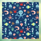 Weltmeer Fensteraufkleber (Blatt 3)