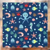 Weltmeer Fensteraufkleber (Blatt 2)