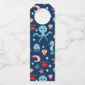 Weltmeer Flaschenanhänger (Rückseite)