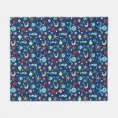 Weltmeer Fleecedecke (Vorderseite (Horizontal))