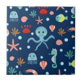 Weltmeer Fliese (Vorderseite)