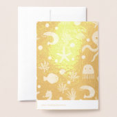 Weltmeer Folienkarte (Rückseite mit Umschlag)