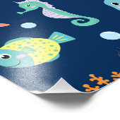 Weltmeer Fotodruck (Ecke)