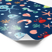 Weltmeer Fotodruck (Ecke)