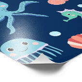 Weltmeer Fotodruck (Ecke)