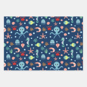 Weltmeer Geschenkpapier Set (Vorderseite 3)
