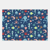 Weltmeer Geschenkpapier Set (Vorderseite 2)