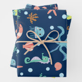 Weltmeer Geschenkpapier Set (Beispiel)