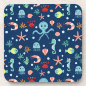 Weltmeer Getränkeuntersetzer (Vorderseite)