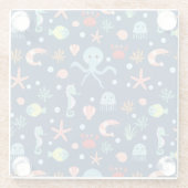 Weltmeer Glasuntersetzer (Rückseite)