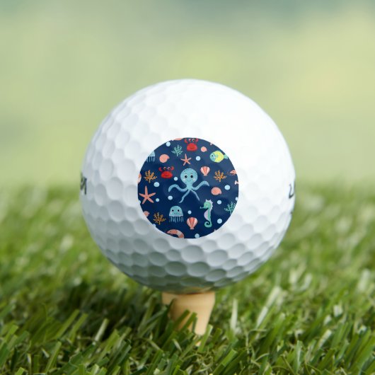 Weltmeer Golfball (Insitu T-Shirt)
