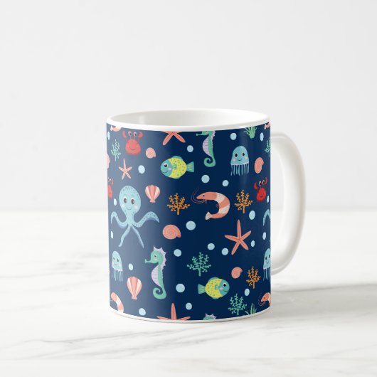 Weltmeer Kaffeetasse (VorderseiteRechts)