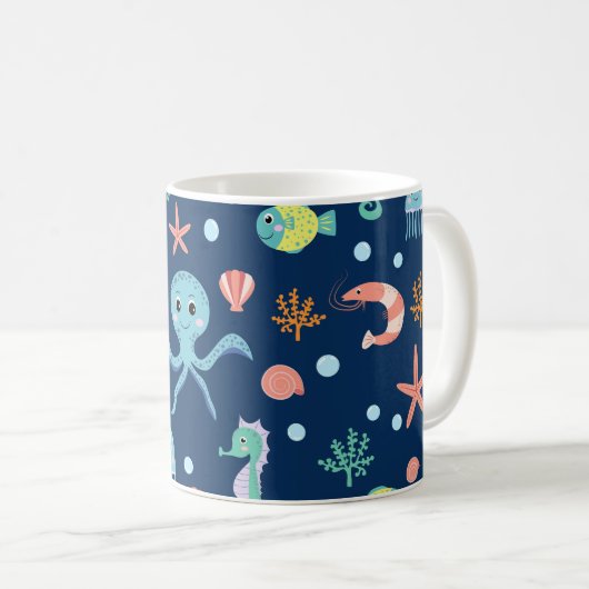 Weltmeer Kaffeetasse (VorderseiteRechts)