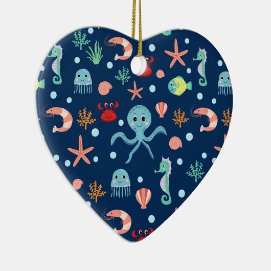 Weltmeer Keramik Ornament (Rechts)