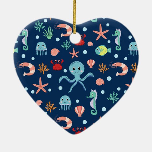 Weltmeer Keramik Ornament (Hinten)