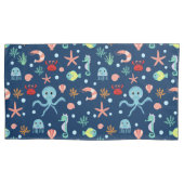 Weltmeer Kissenbezug (Vorderseite-Links)