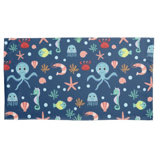 Weltmeer Kissenbezug (Vorderseite)