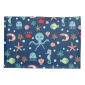 Weltmeer Kissenbezug (Rückseite)