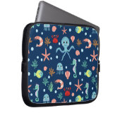 Weltmeer Laptopschutzhülle (Vorne Rechts)