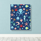 Weltmeer Leinwanddruck (Insitu (Holzboden))