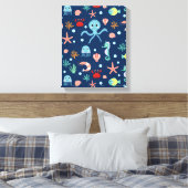 Weltmeer Leinwanddruck (Insitu (Schlafzimmer))