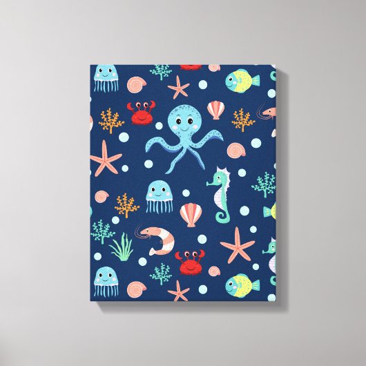 Weltmeer Leinwanddruck (Vorderseite)