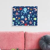Weltmeer Leinwanddruck (Insitu (Wohnzimmer))