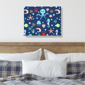 Weltmeer Leinwanddruck (Insitu (Schlafzimmer))