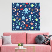 Weltmeer Leinwanddruck (Insitu (Wohnzimmer))