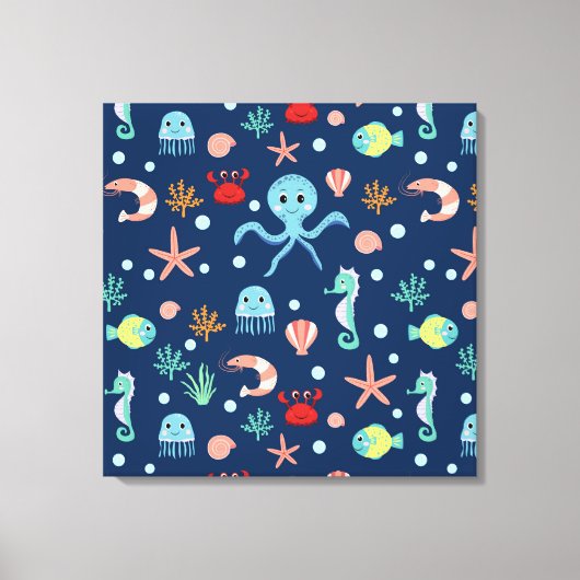 Weltmeer Leinwanddruck (Vorderseite)