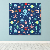 Weltmeer Leinwanddruck (Insitu (Holzboden))