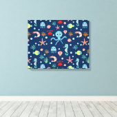 Weltmeer Leinwanddruck (Insitu (Holzboden))